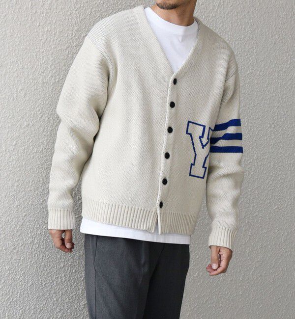 SHIPS any「【SHIPS any別注】sports wear:〈手洗い可能〉レタード ニット カーディガン◇」|カーディガン|