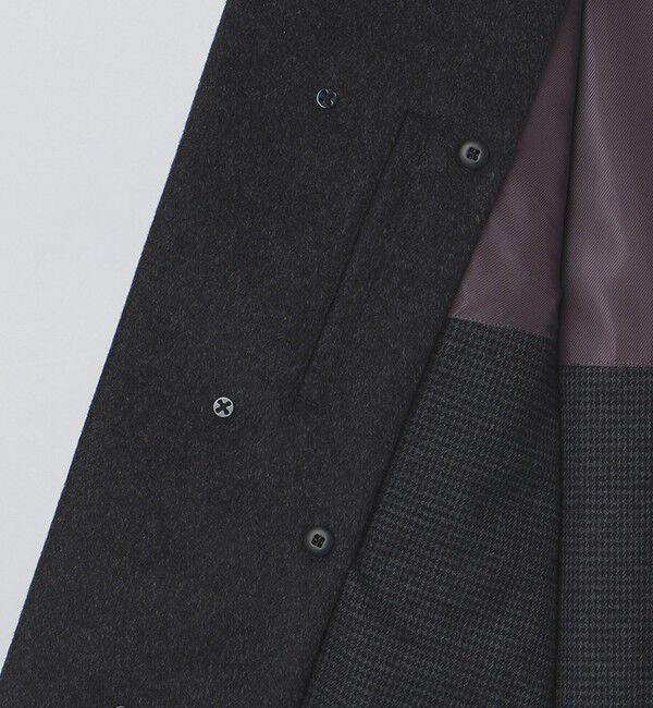 SHIPS「SHIPS: ウール ボンディング コート」|ステンカラーコート|