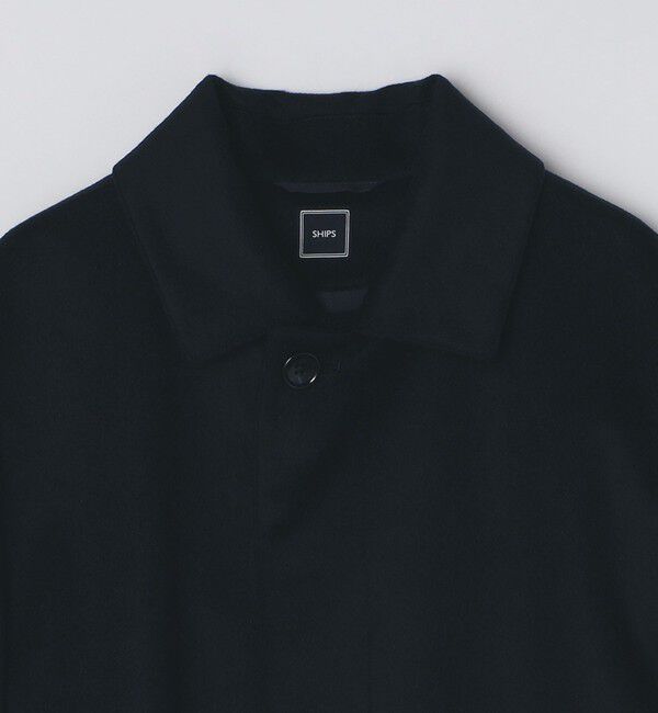 SHIPS「SHIPS: ウール ボンディング コート」|ステンカラーコート|