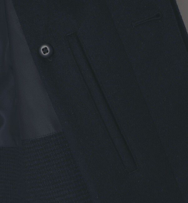 SHIPS「SHIPS: ウール ボンディング コート」|ステンカラーコート|