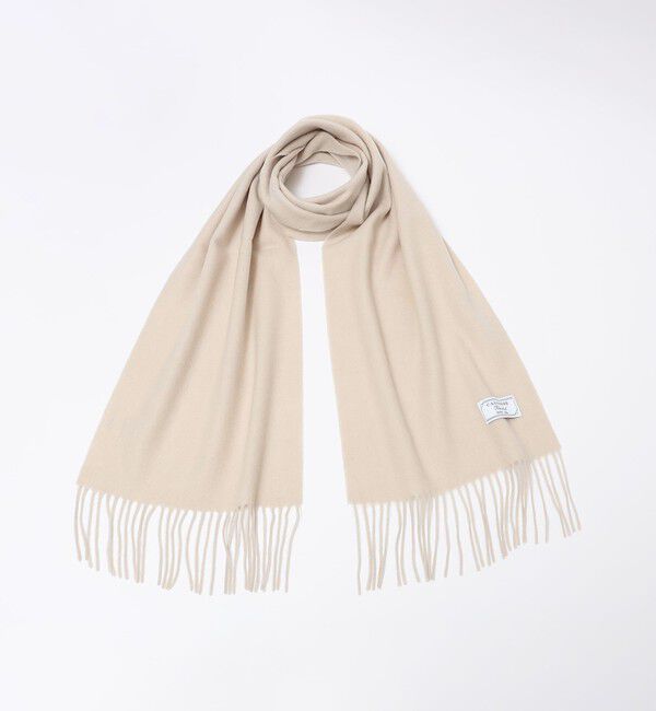 SHIPS Colors 「SHIPS Colors:カシミヤ ミックス ウール マフラー」|マフラー|ナチュラル