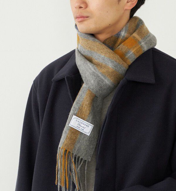 SHIPS Colors 「SHIPS Colors:カシミヤ ミックス ウール マフラー」|マフラー|イエロー