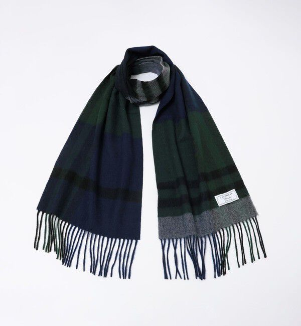 SHIPS Colors 「SHIPS Colors:カシミヤ ミックス ウール マフラー」|マフラー|グリーン
