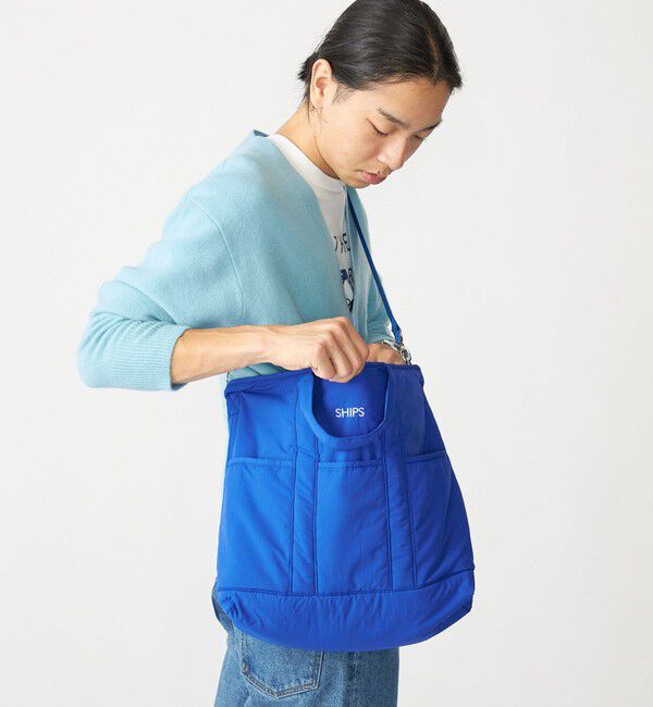 SHIPS「【WEB限定】SHIPS: 中綿 トート ショルダー バッグ」|ショルダー・メッセンジャー|
