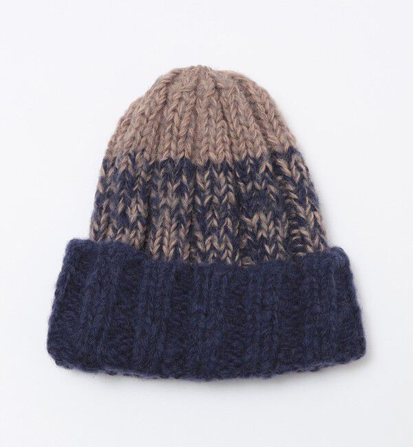 SHIPS「【SHIPS別注】SUBLIME: ハンド ニット フィッシャーマン ワッチ」|その他|ネイビー