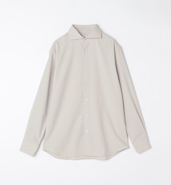 SHIPS Colors 「SHIPS Colors:ノーアイロン ウールライク ワイドカラー シャツ◇」|シャツ・ブラウス|