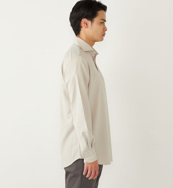 SHIPS Colors 「SHIPS Colors:ノーアイロン ウールライク ワイドカラー シャツ◇」|シャツ・ブラウス|
