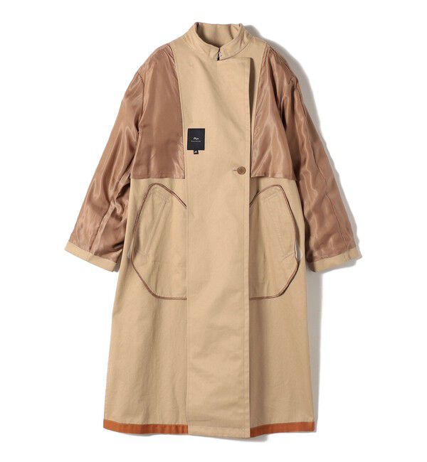 SHIPS for women「SHIPS Primary Navy Label:ギャバ トレンチコート」|トレンチコート|