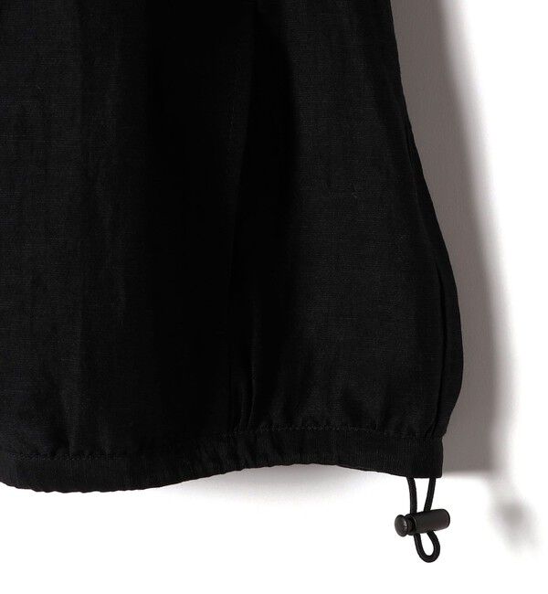 SHIPS for women「〈手洗い可能〉リネン混 シアー ギャザー ブルゾン」|ブルゾン・スタジャン|