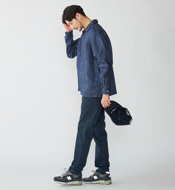 SHIPS「SHIPS: ラミー ドビー ウィークエンド ロングスリーブ シャツ」|シャツ・ブラウス|