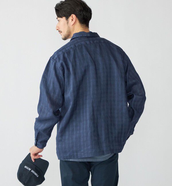 SHIPS「SHIPS: ラミー ドビー ウィークエンド ロングスリーブ シャツ」|シャツ・ブラウス|