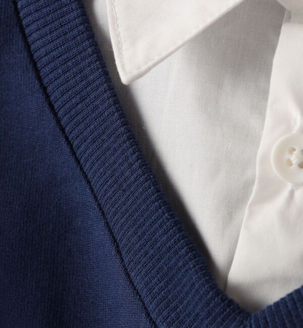 SHIPS Colors 「SHIPS Colors:90～140cm /〈洗濯機可能〉ベスト ドッキング シャツ」|シャツ・ブラウス|