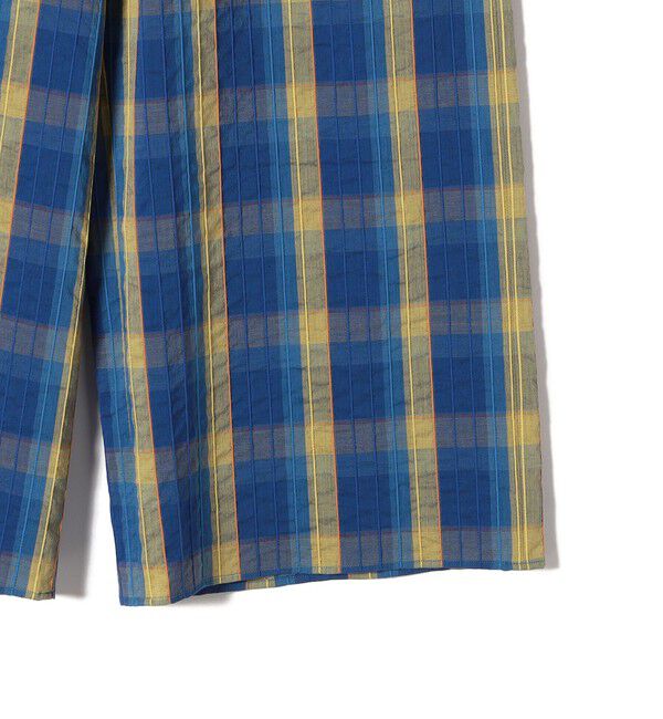 SHIPS for women「〈手洗い可能〉DEVEAUX マドラス チェック ギャザー パンツ」|その他|