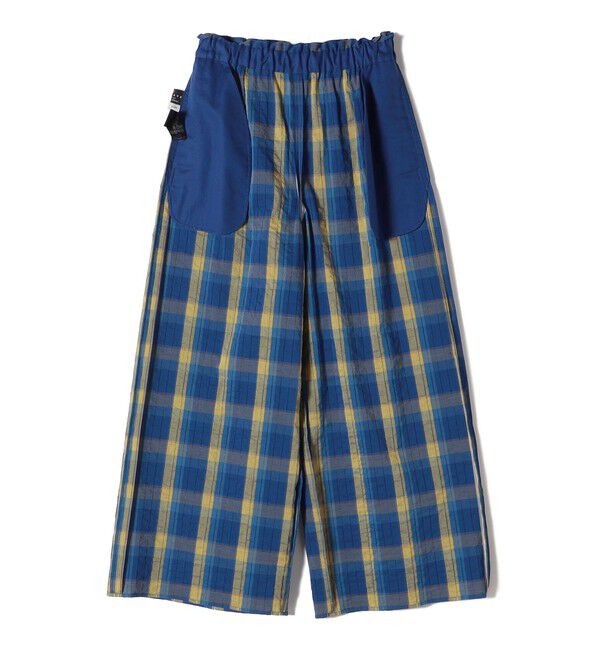 SHIPS for women「〈手洗い可能〉DEVEAUX マドラス チェック ギャザー パンツ」|その他|