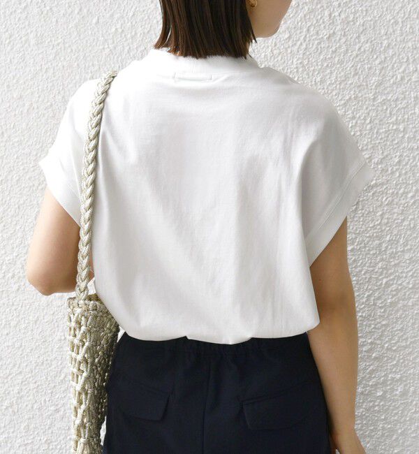 SHIPS for women「【WEB限定】フラワー モチーフ クルーネック TEE」|Tシャツ・カットソー|