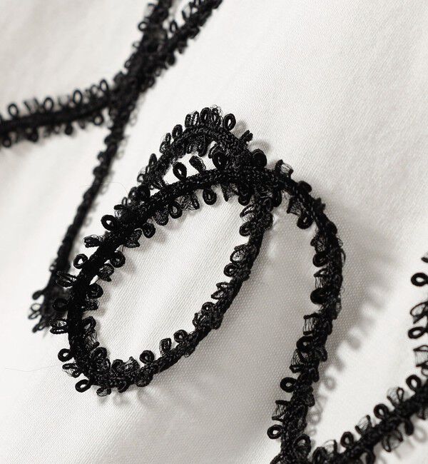 SHIPS for women「【WEB限定】ファンシー コード 刺繍 ロゴ TEE」|Tシャツ・カットソー|