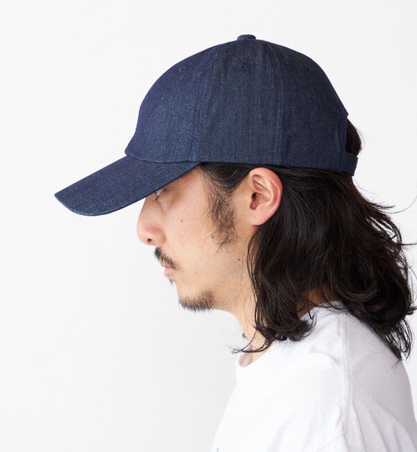 SHIPS「【WEB限定】SHIPS: ワンポイント ロゴ エンブロイダリー オーバーフィット デニム キャップ」|キャップ・キャスケット|