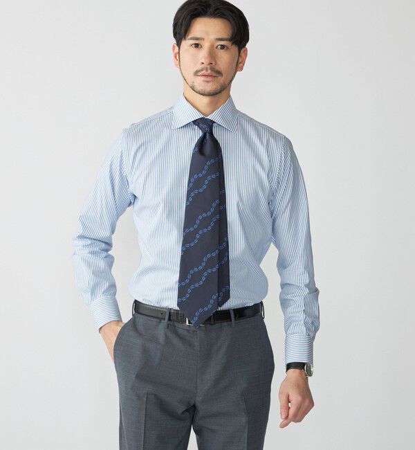 SHIPS「Holliday＆Brown: ジャカード チェーン ネクタイ」|ネクタイ・蝶ネクタイ|