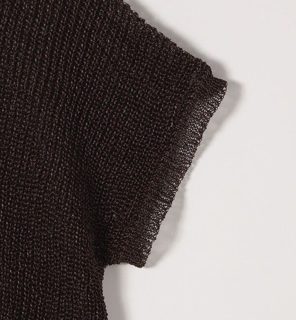 SHIPS any「SHIPS any:〈手洗い可能〉ギマ  ワイド フレンチ シアー ニット プルオーバー」|ニット・セーター|