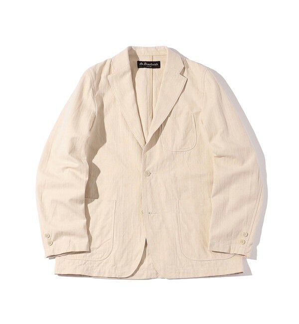 SHIPS「Southwick Gate Label: コットン シルク イージー ブレザー」|テーラードジャケット|