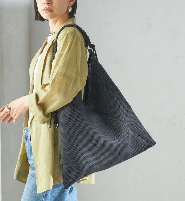 SHIPS for women「LE VERNIS:パラコート ハンドル メッシュ トート」|トートバッグ|