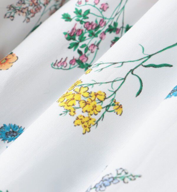 SHIPS KIDS「SHIPS KIDS:80～90cm / フラワー ノースリーブ ワンピース」|ワンピース|