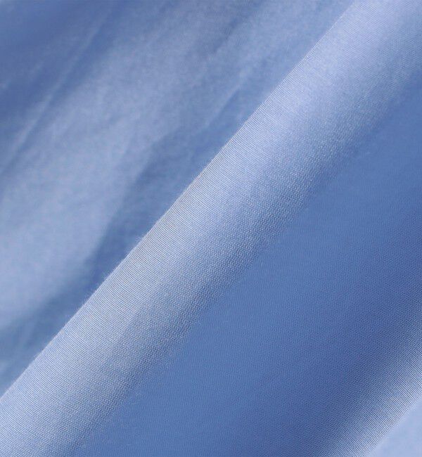 SHIPS for women「SHIPS Primary Navy Label:コットン シルク ギャザー ワンピース」|ワンピース|