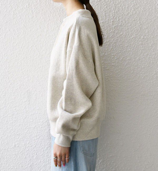 SHIPS any「《追加予約》SHIPS any:〈洗濯機可能〉USA コットン 裏起毛 ボトルネック プルオーバー」|スウェット・ジャージ|