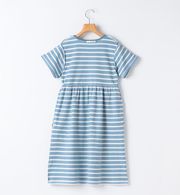 SHIPS KIDS「SHIPS KIDS:140～150cm / ボーダー フリル ワンピース」|ワンピース|