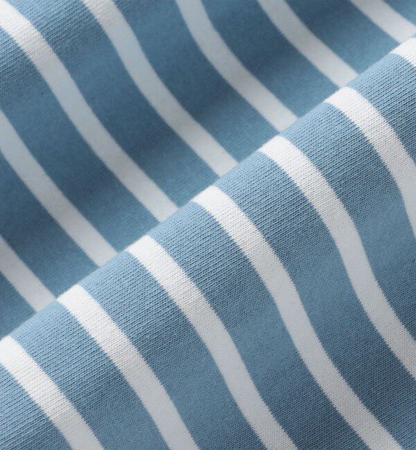 SHIPS KIDS「SHIPS KIDS:140～150cm / ボーダー フリル ワンピース」|ワンピース|