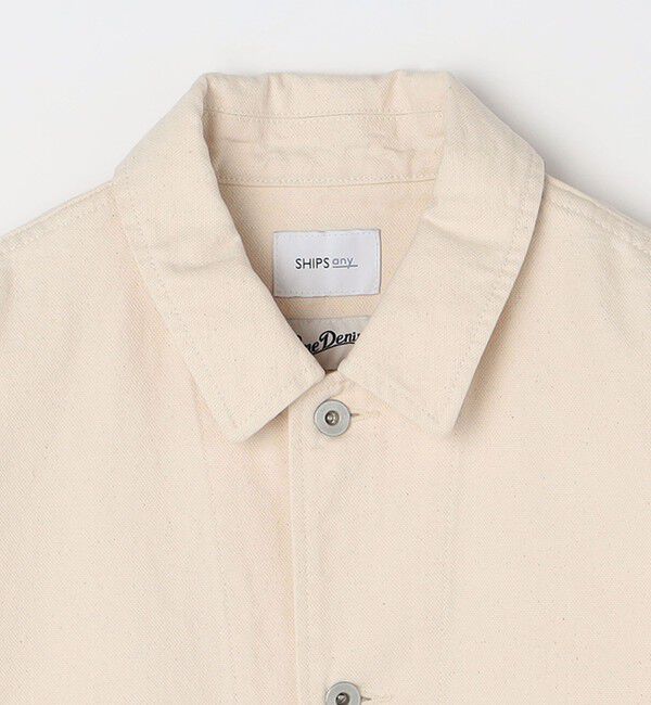 SHIPS any「SHIPS any: Cone Denim キャンバス デニム カバーオール (セットアップ対応)◇」|デニムジャケット|