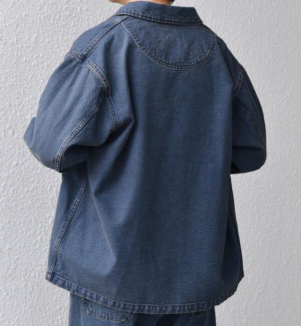 SHIPS any「SHIPS any: Cone Denim キャンバス デニム カバーオール (セットアップ対応)◇」|デニムジャケット|