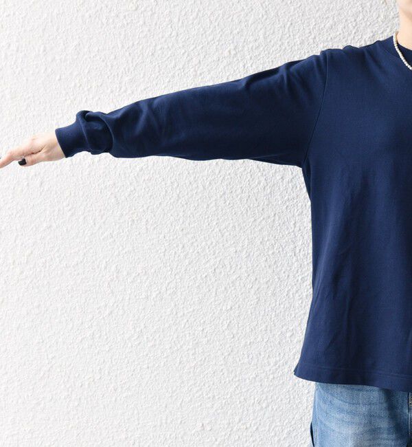 SHIPS any「【SHIPS any別注】LACOSTE:〈洗濯機可能〉ピケ クルーネック ロンT 25AW」|Tシャツ・カットソー|