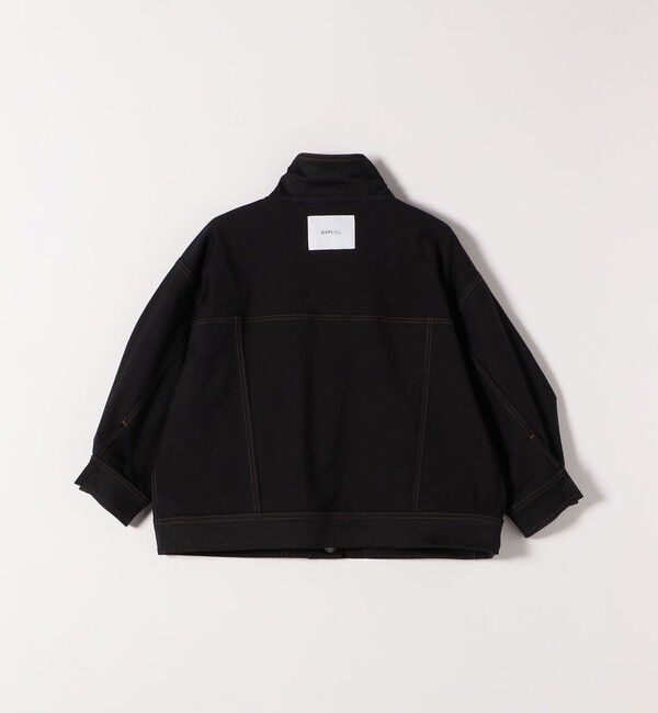 SHIPS any「SHIPS any:〈洗濯機可能〉チノ ステッチ ショート シャツ ジャケット」|ブルゾン・スタジャン|