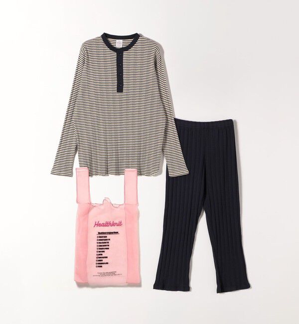 SHIPS any「Healthknit:〈洗濯機可能〉ルームウェア セット」|ルームウェア|ネイビー