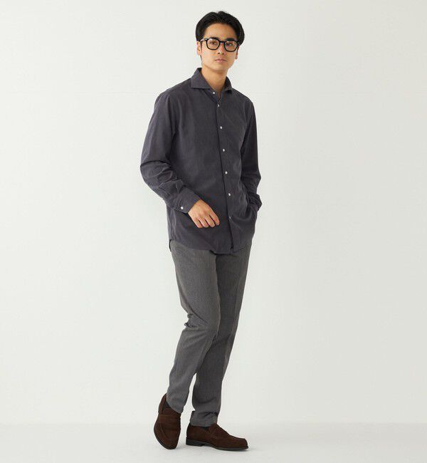 SHIPS Colors 「SHIPS Colors:〈洗濯機可能 〉ノーアイロン コーデュロイ ワイドカラー シャツ◇」|シャツ・ブラウス|