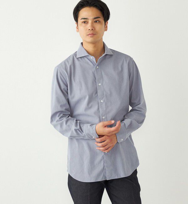 SHIPS Colors 「SHIPS Colors:〈洗濯機可能 〉ノーアイロン コーデュロイ ワイドカラー シャツ◇」|シャツ・ブラウス|