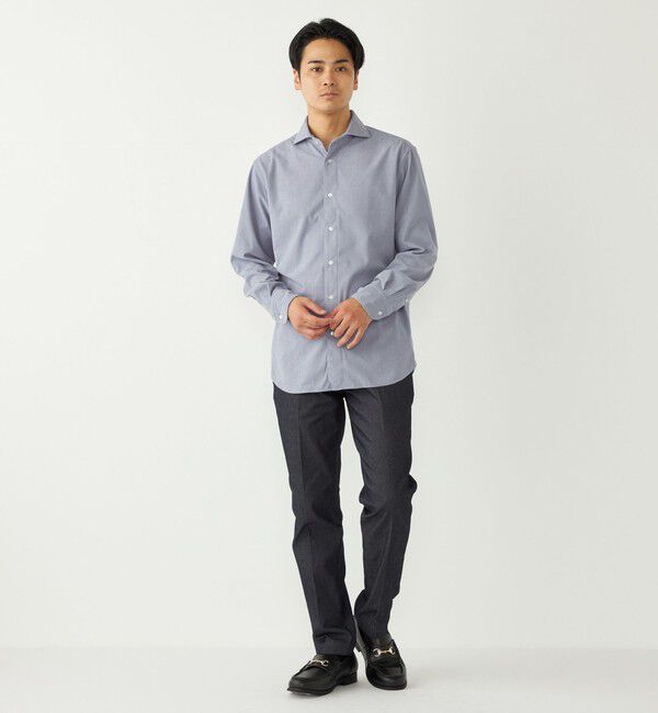 SHIPS Colors 「SHIPS Colors:〈洗濯機可能 〉ノーアイロン コーデュロイ ワイドカラー シャツ◇」|シャツ・ブラウス|