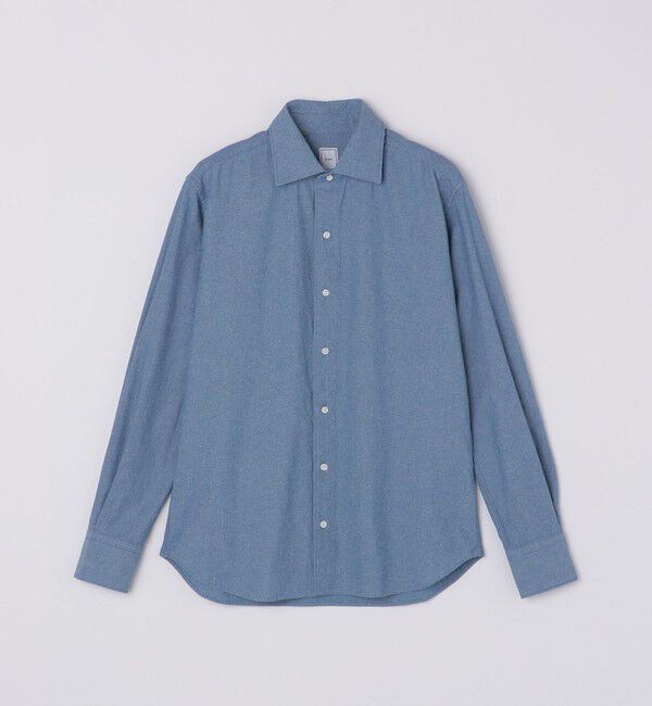SHIPS「SHIPS: ウォッシュド ダンガリー シャツ」|シャツ・ブラウス|ライトブルー