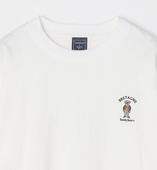 SHIPS Colors 「《一部追加予約》SHIPS Colors:TeddyBear(R) ワンポイント 刺繍 ロンT◆」|Tシャツ・カットソー|