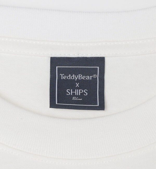 SHIPS Colors 「《一部追加予約》SHIPS Colors:TeddyBear(R) ワンポイント 刺繍 ロンT◆」|Tシャツ・カットソー|