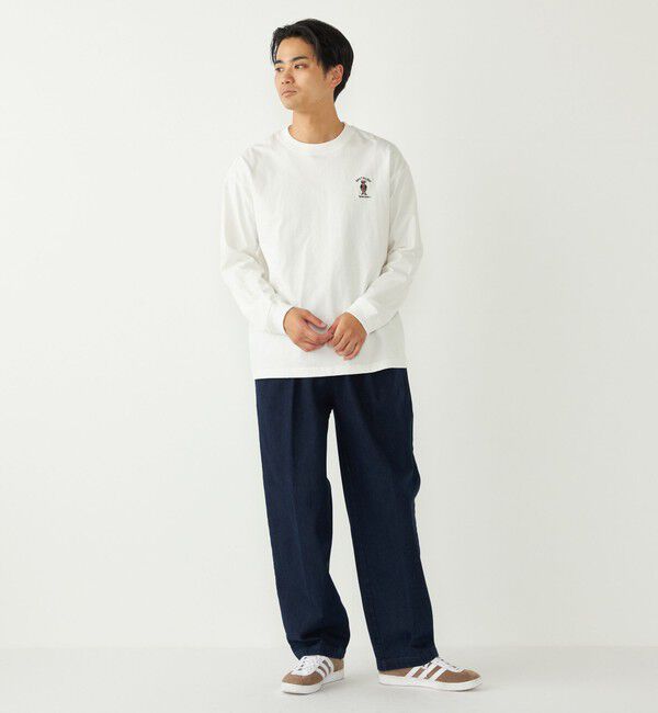 SHIPS Colors 「《一部追加予約》SHIPS Colors:TeddyBear(R) ワンポイント 刺繍 ロンT◆」|Tシャツ・カットソー|