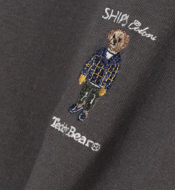 SHIPS Colors 「《一部追加予約》SHIPS Colors:TeddyBear(R) ワンポイント 刺繍 ロンT◆」|Tシャツ・カットソー|