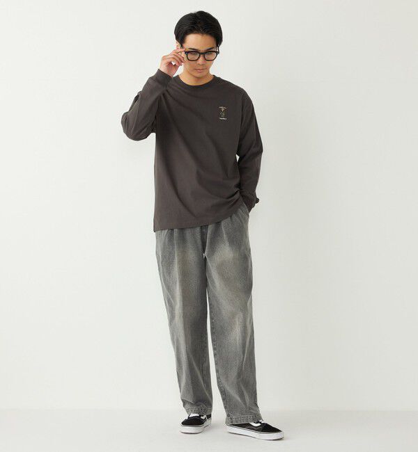 SHIPS Colors 「《一部追加予約》SHIPS Colors:TeddyBear(R) ワンポイント 刺繍 ロンT◆」|Tシャツ・カットソー|