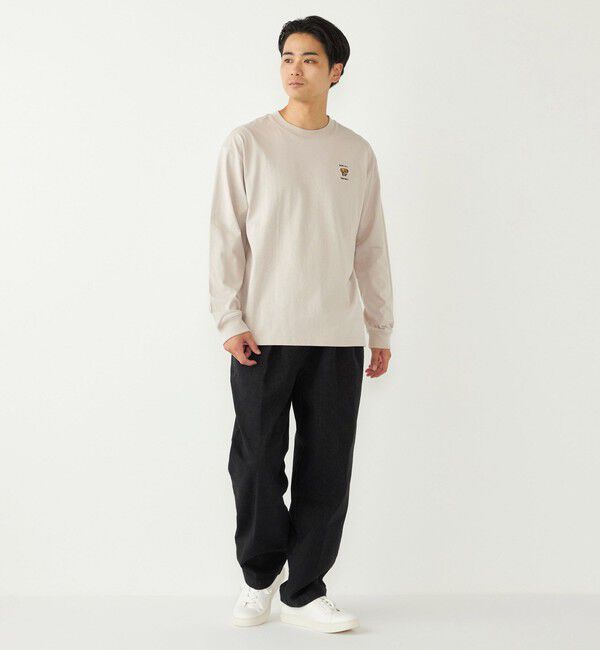 SHIPS Colors 「《一部追加予約》SHIPS Colors:TeddyBear(R) ワンポイント 刺繍 ロンT◆」|Tシャツ・カットソー|