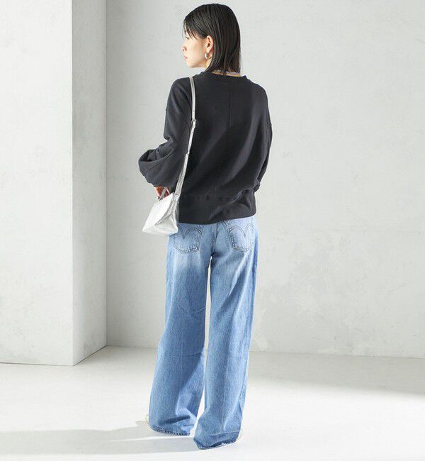 SHIPS for women「ミニ 裏毛 ラウンド ヘム プルオーバー」|スウェット・ジャージ|