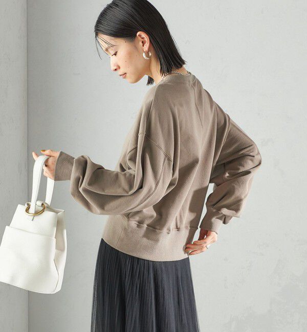 SHIPS for women「ミニ 裏毛 ラウンド ヘム プルオーバー」|スウェット・ジャージ|