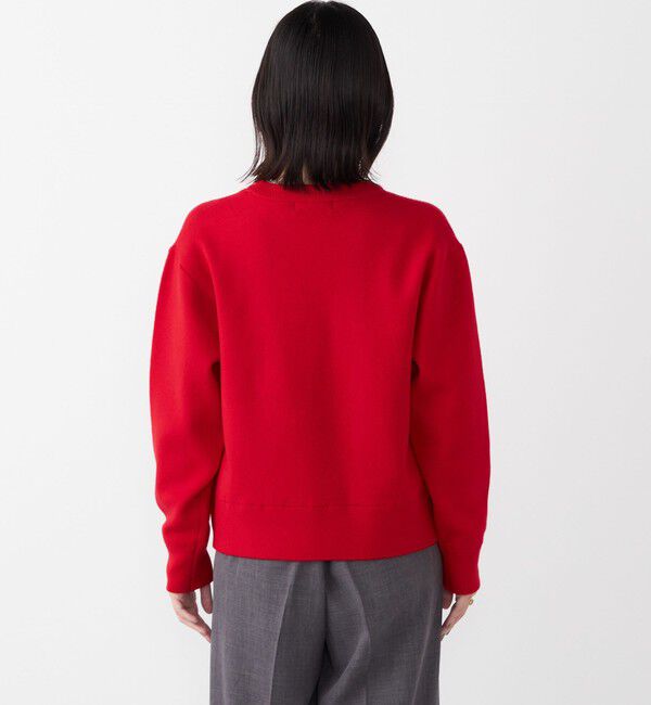 SHIPS Colors 「SHIPS Colors:〈手洗い可能〉スウェット ライク サガラ ロゴ ニット◇」|ニット・セーター|