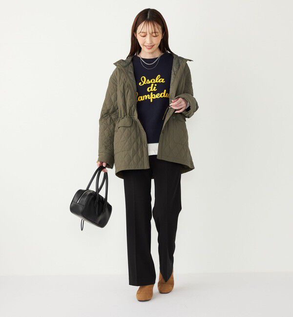 SHIPS Colors 「SHIPS Colors:〈手洗い可能〉スウェット ライク サガラ ロゴ ニット◇」|ニット・セーター|