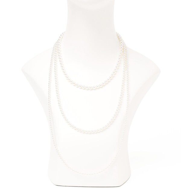 SHIPS for women「in mood:マルチ ガラス パール ネックレス」|ネックレス|